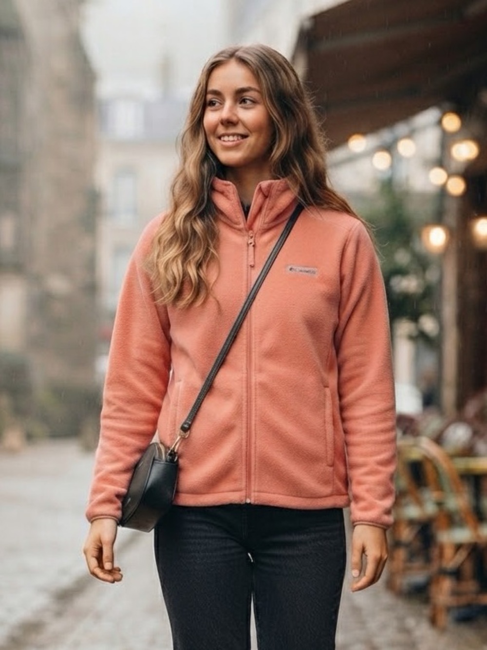 Columbia Women's Benton Springs Full Zip Fleece Hoodie Orange